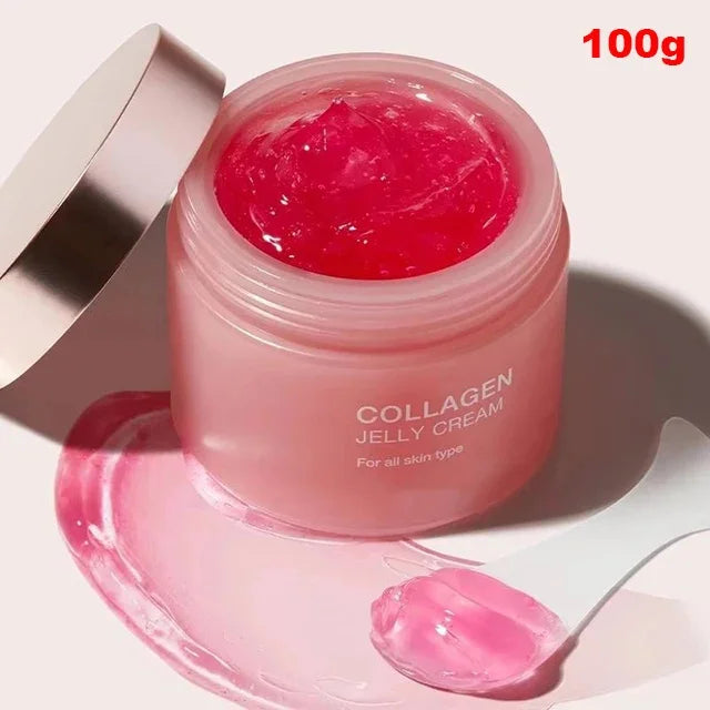Jelly Collagen Face Cream – Moisturizing, Pore-Tightening & Nourishing Korean Skincare (Soft SPA Formula)