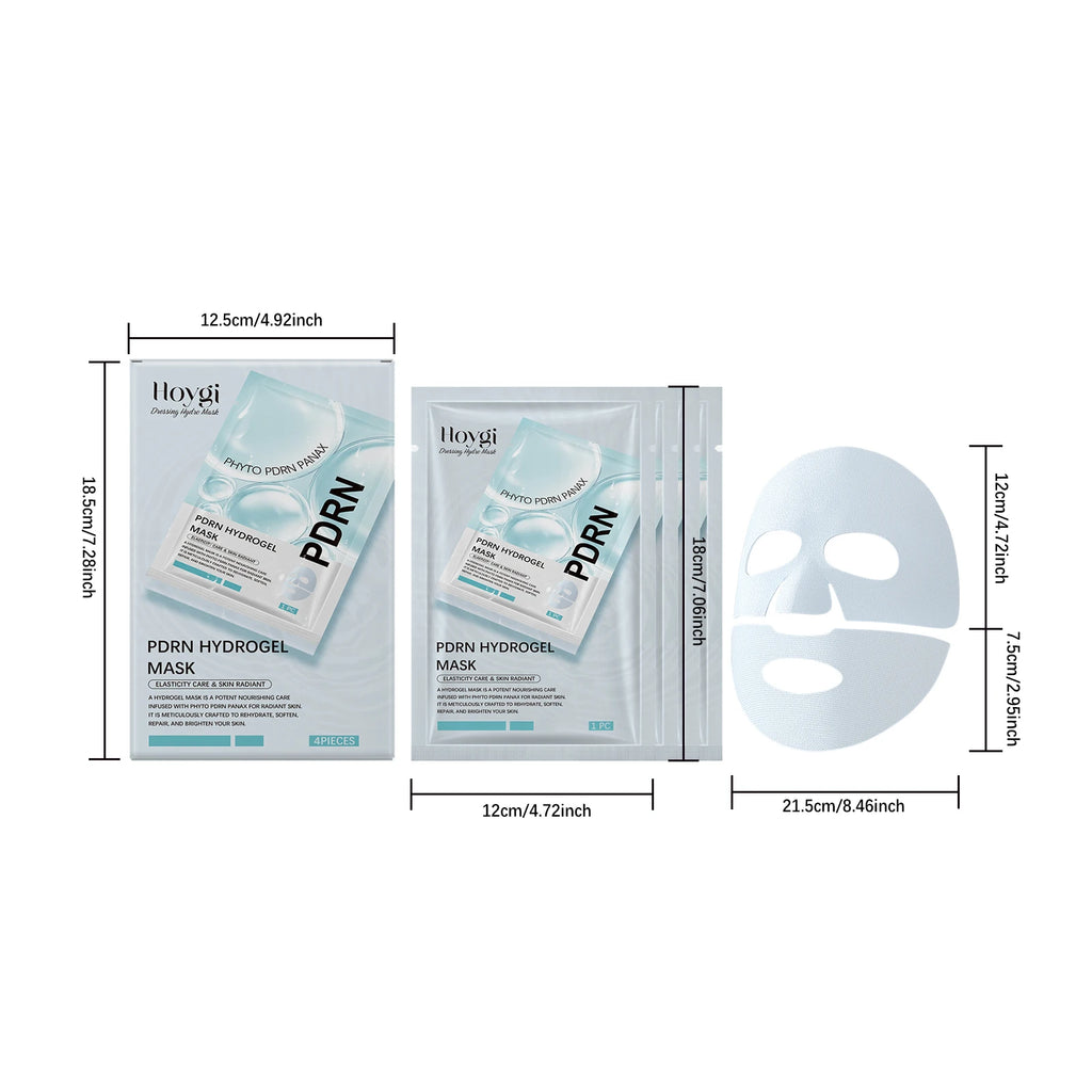 Hoygi Collagen Face Mask (4pcs) – Hydrating, Brightening & Rejuvenating Overnight Facial Treatment