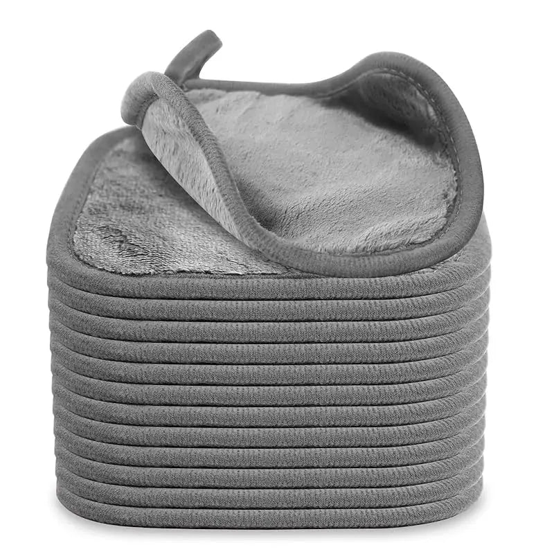 Reusable Makeup Remover Cloths (12-Pack) | Ultra Soft Microfiber Towels