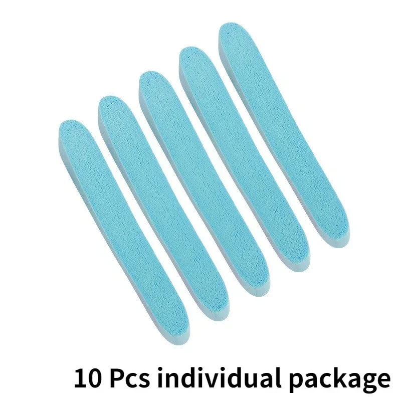 10/50pcs Compressed Facial Sponges – Disposable Face Cleansing Pads for Deep Cleaning & Makeup Removal